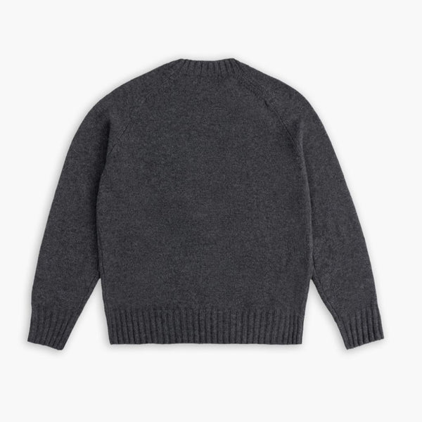 Lodge Sweater | Charcoal — rear view