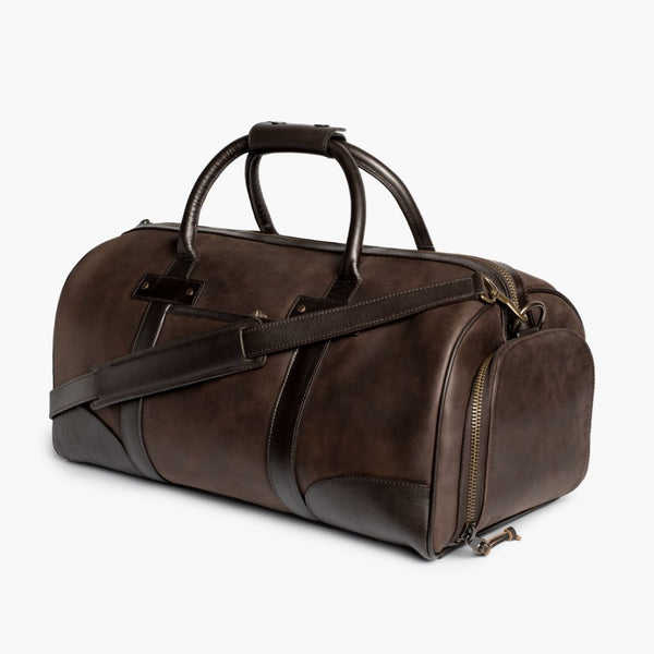 Weekender Bag | Tobacco — three-quarter view