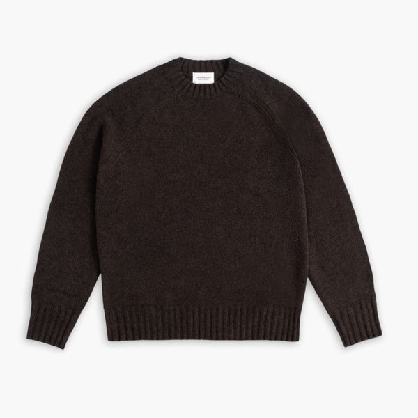 Lodge Sweater | Dark Roast — front view