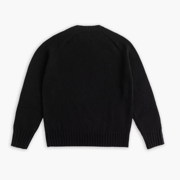 Lodge Sweater | Black — rear view