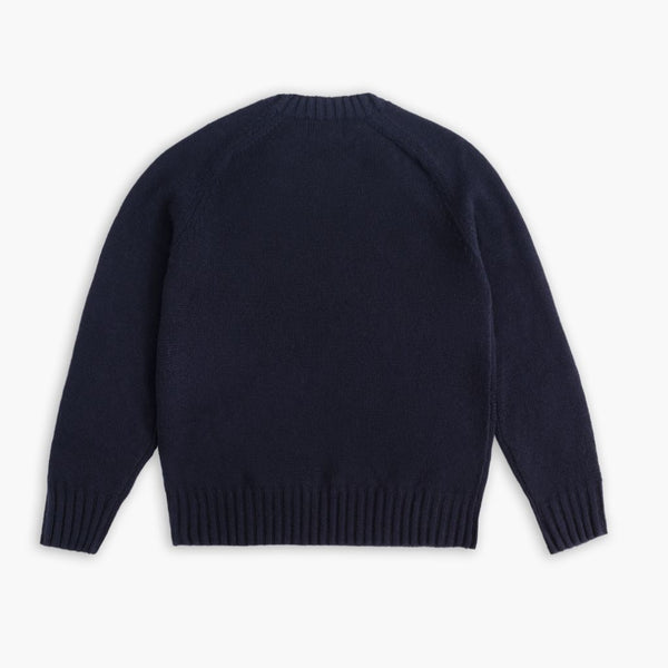 Lodge Sweater | Navy — rear view