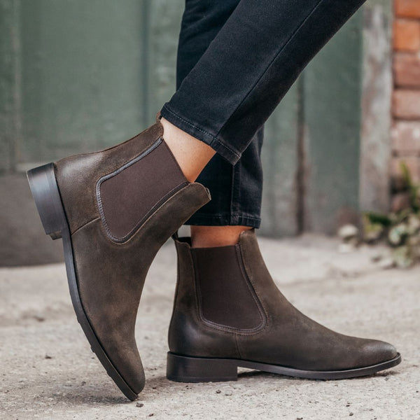 Duchess | Dark Olive Suede