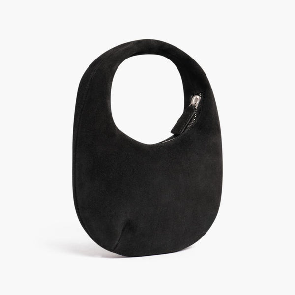 Mini Crescent | Schwarzes Wildleder 