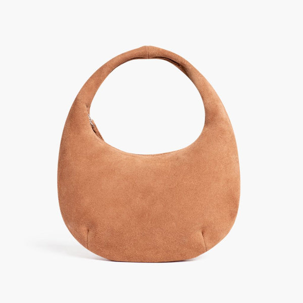 Mini Crescent | Hellbraunes Wildleder 