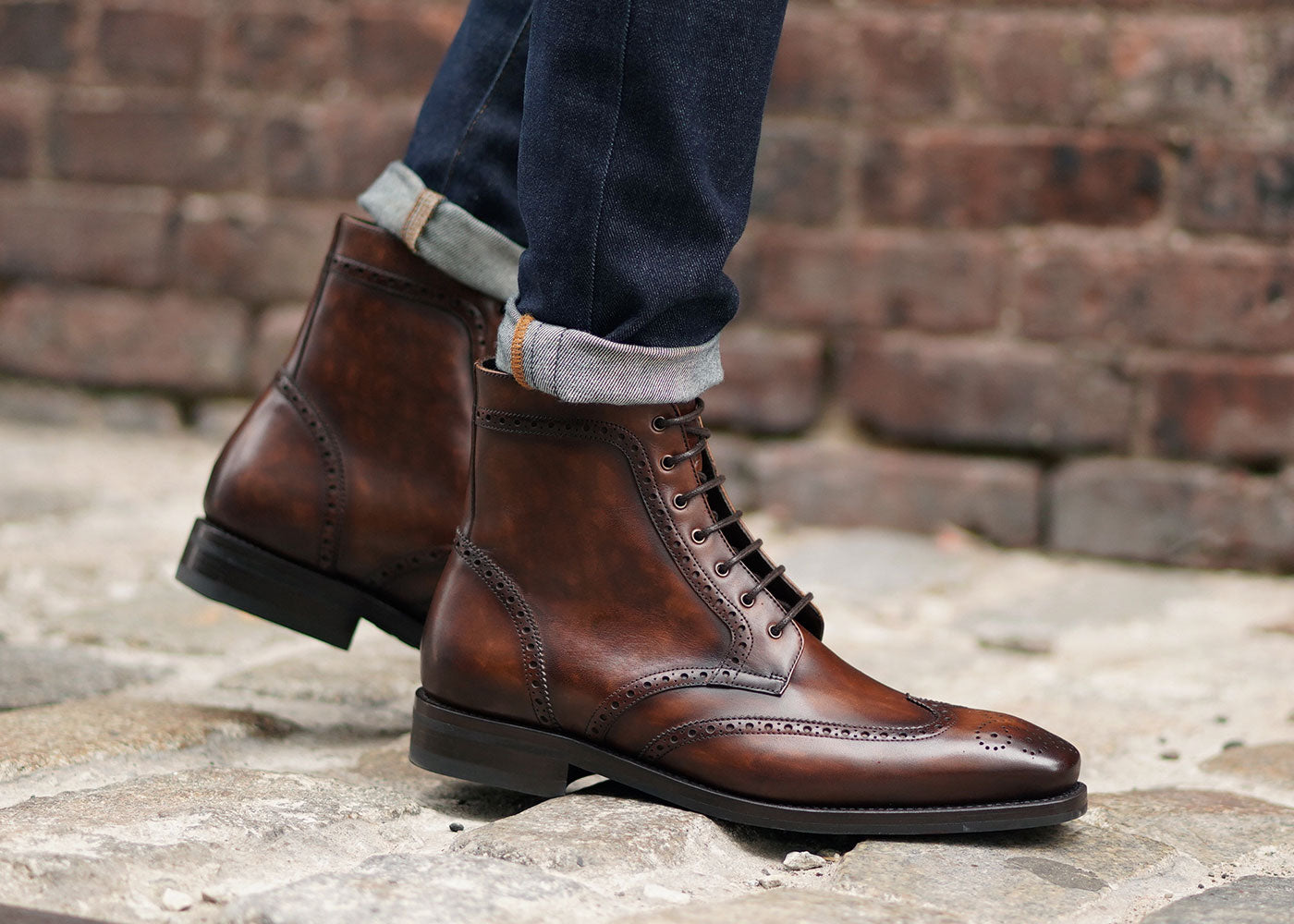 Bester modischer Herrenstiefel: Thursday Boot Company Farbe Nr. 77 Wingtip