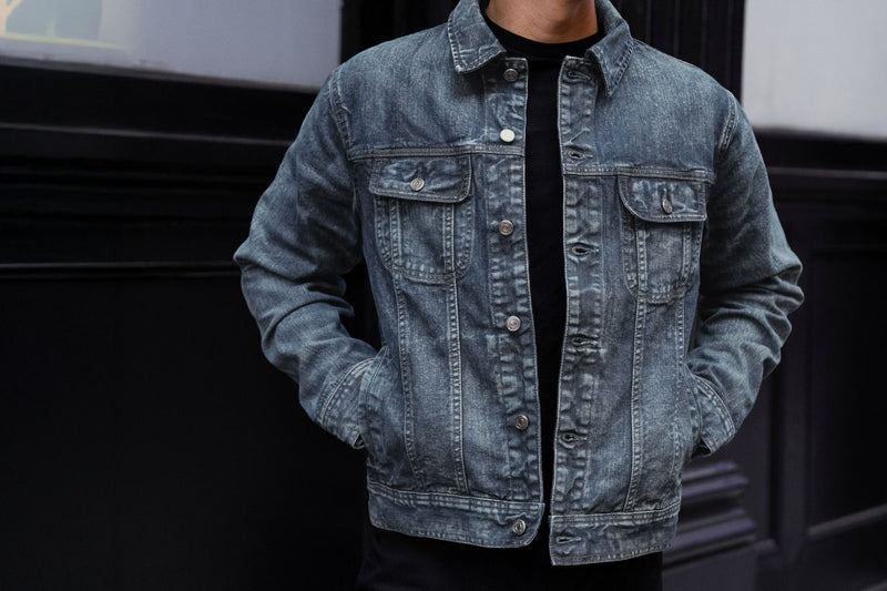 Jeans-Truckerjacke