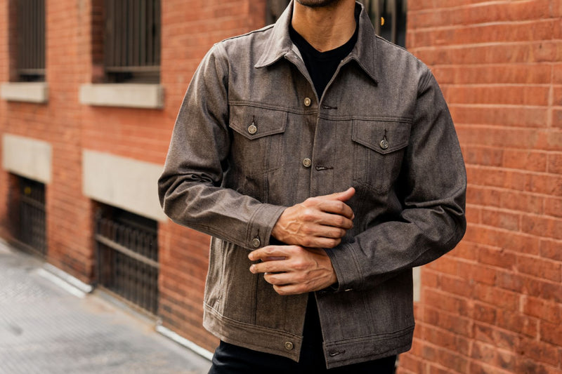 Trucker-Jacke aus Selvedge-Denim