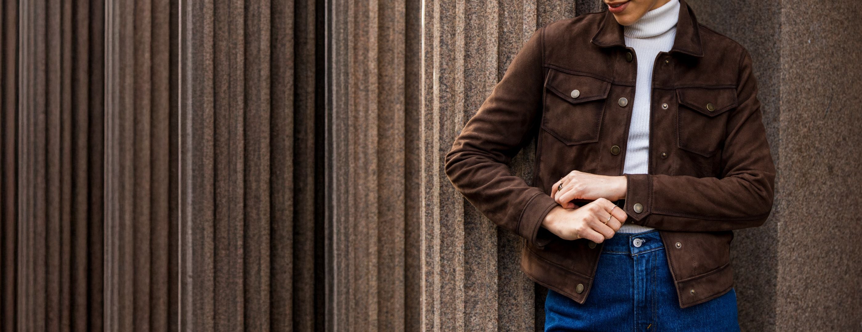 Die Wildleder-Westernjacke