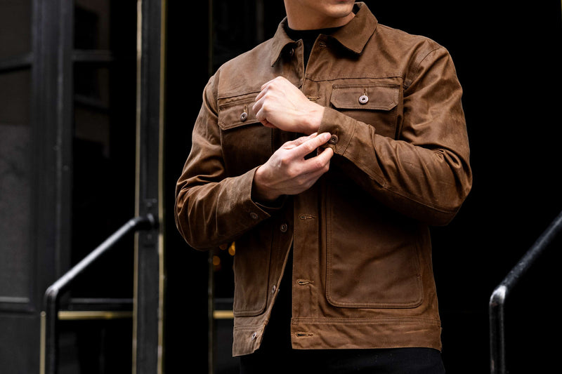 Waxed Trucker Jacket