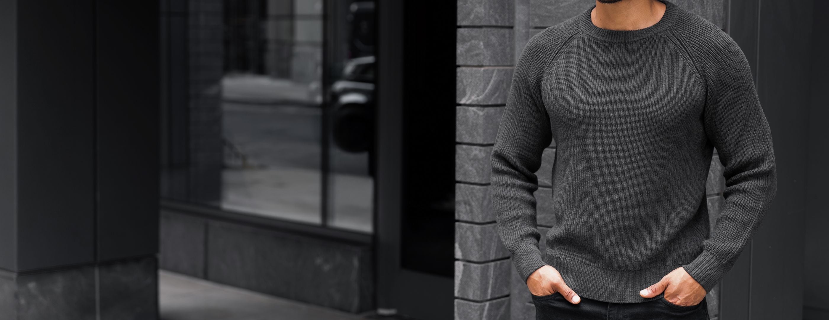 Ribbed Crewneck Sweater
