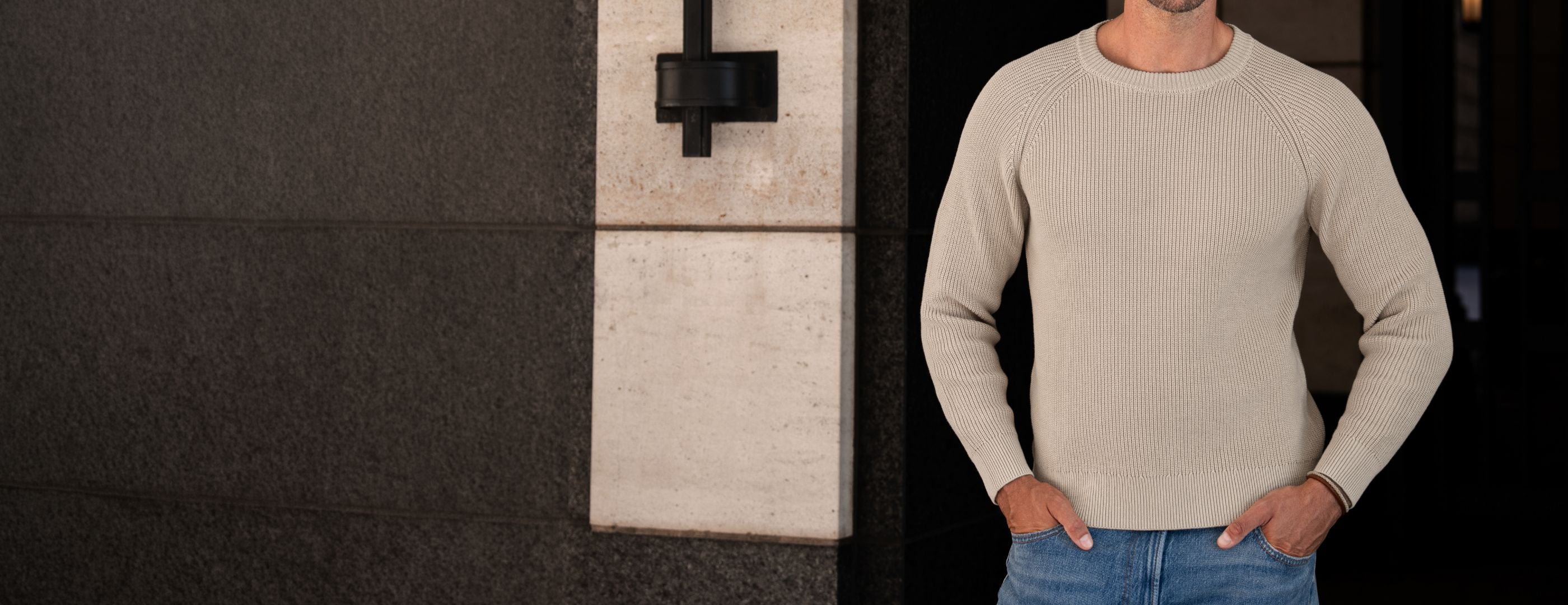 Ribbed Crewneck Sweater